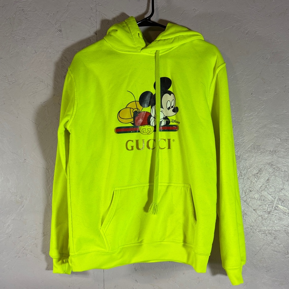 Gucci Bright Yellow Mickey Mouse Hoodie